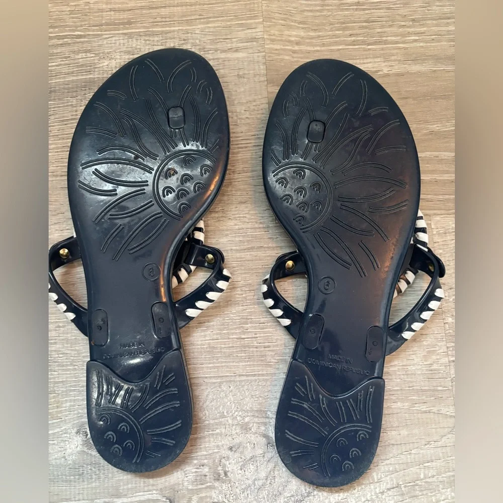 ๐JACK ROGERS cute navy flip flops! - Picture 6 of 8